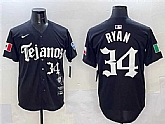 Men's Texas Rangers #34 Nolan Ryan Black Mexico 2025 Vapor Premier Limited Stitched Jersey,baseball caps,new era cap wholesale,wholesale hats